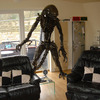 Lifesize Scrap Metal ALIEN Statue