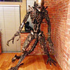 Lifesize Scrap Metal ALIEN Statue