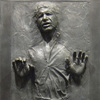 Lifesize Star Wars Han Solo Frozen In Carbonite Wall/Door Decal