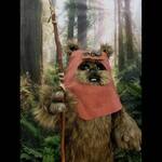 Lifesize Wicket the Ewok Statue