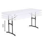 Adjustable Height Folding Table