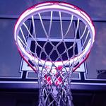 Light Up Action Super Hoop - Basketball Net LED Lighting With Shot Sensing Colors