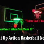 Light Up Action Super Hoop - Basketball Net LED Lighting With Shot Sensing Colors