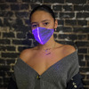 Light Up Fiber Optic Face Mask
