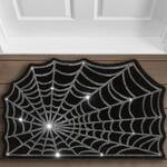 Light Up Spider Web Doormat