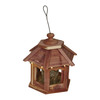 Lighted Cedar Gazebo Bird Feeder