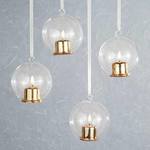 Lighted Glass Candle Ornaments