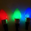 Lighted Holiday Bulb Wine Bottle Stoppers