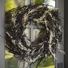 Lit Spanish Moss Wreath