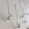Little Wall-Mounted Rock Climber Sculptures