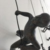 Little Wall-Mounted Rock Climber Sculptures