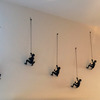 Little Wall-Mounted Rock Climber Sculptures