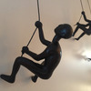 Little Wall-Mounted Rock Climber Sculptures