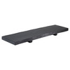 Live Edge Charred Teak Bath Caddy