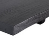 Live Edge Charred Teak Bath Caddy