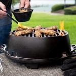 Lodge Portable Cast Iron Kickoff Grill
