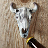 Longhorn Steer Skull Beer Bottle Opener