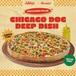 Lou Malnati's x Portillo's Chicago-Style Hot Dog Deep Dish Pizza