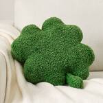 Lucky Four-Leaf Clover Throw Pillow