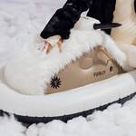 Luxurious Faux Fur Inflatable Snowmobile Sled
