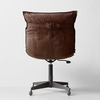Luxurious Leather Pillow Desk Chair