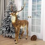 Luxurious Life-Sized Mechanical Standing Deer Statue