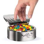Luxury Cat Dish - Silver-Plated Ceramic Tuna Can