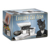 Luxury Cat Dish - Silver-Plated Ceramic Tuna Can