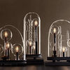 Mad Scientist Chemistry Lamps Beneath Glass Cloches