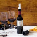 Magical Rabbit in a Top Hat - Bottle Stopper, Double Glass Pourer, and Wine Aerator