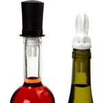 Magical Rabbit in a Top Hat - Bottle Stopper, Double Glass Pourer, and Wine Aerator