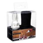 Magical Rabbit in a Top Hat - Bottle Stopper, Double Glass Pourer, and Wine Aerator