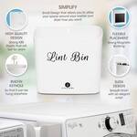 Magnetic Lint Holder Bin For the Laundry Room