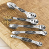 Magnetic Measuring Spoons - Stainless Steel
