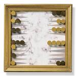 Magnetic Wall Games - Backgammon, Tic-Tac-Toe, Peg Solitaire, Chess