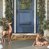 Majestic Copper Deer Statue