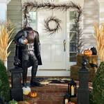 Majestic Life-Sized Headless Horseman Statue