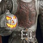 Majestic Life-Sized Headless Horseman Statue