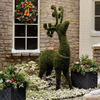Majestic Moss Reindeer Statue