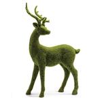 Majestic Preserved Moss Deer Statues