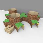 Make-A-Fort Minecraft Explorer Fort Building Kits