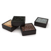 Man Coasters - Handmade from Granite and Rubber