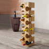 Mango Wood 12-bottle Wine Rack