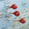 Map Marker Push Pins