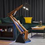 MASHINA - Giant Motorized Wooden Floor Lamp