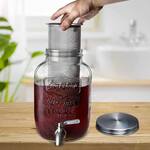 Mason Jar Cold Brew Coffee Maker / Dispenser with Stainless Steel Spigot