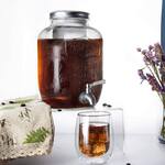 Mason Jar Cold Brew Coffee Maker / Dispenser with Stainless Steel Spigot