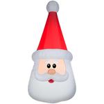 Massive 10 Foot Tall Inflatable Santa Claus Head