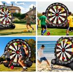 Massive 10-Ft Inflatable Soccer Dartboard
