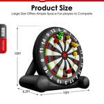 Massive 10-Ft Inflatable Soccer Dartboard